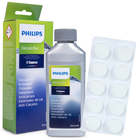 ZESTAW: Philips Saeco Odkamieniacz 250ml CA6700/10 + tabletki czyszczące Seltino Clean